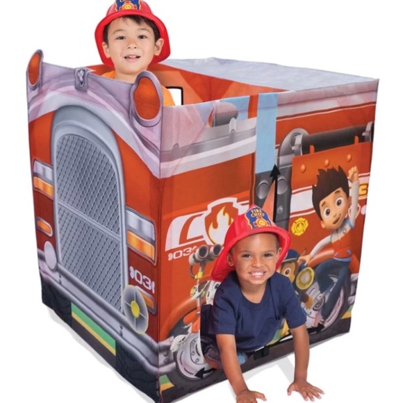 paw patrol accessories marshall fire truck playhut tent poshmark